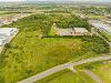 Drone image of Durham Lane Industrial Park showing free green spaces