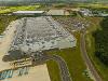 Drone image of Amazon warehouse at Wynyard Business Park