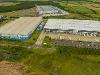 Drone image of GXO, Date and Amazon warehouses at Wynyard Business Park