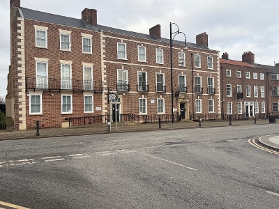 The front of Gloucester House and Beaumont House