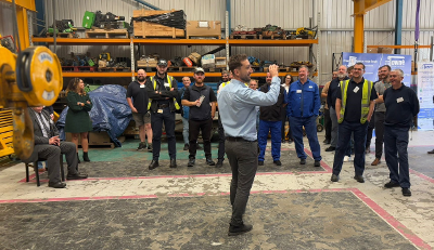 Image of clients attending Towne Lifting and Testing Innovation Centre launch day 